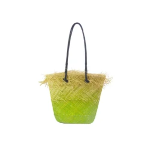 Handbags-Sensi Studio Baby Ombré Basket with Frayed border