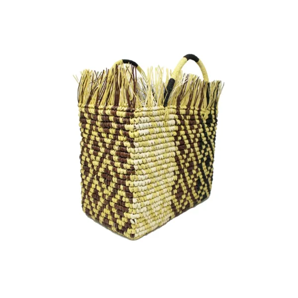 Handbags-Sensi Studio Canasta Mexicana Maxi Frayed Top