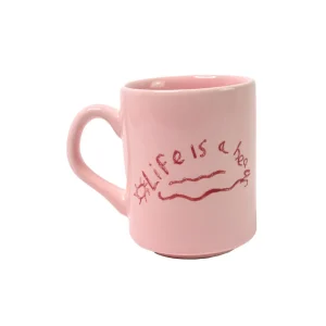 Home-Sensi Studio Ceramic Mug “Life is a Beach” (Set of 4)
