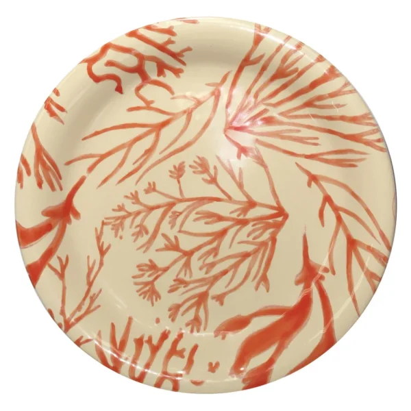 Home-Sensi Studio Dinner Plate “Corales de la Isla” (Set of 4)