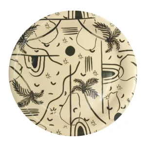 Home-Sensi Studio Dinner Plate “Trazos Sicilia” (Set of 4)