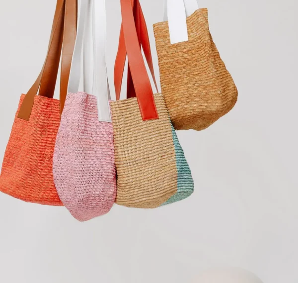 Handbags-Sensi Studio “El viajero” Soft And Flexible Woven Straw Bag