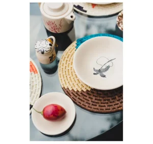 Home-Sensi Studio Four Tone Round Placemat (Set of 2)