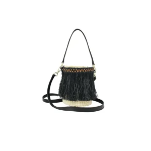 Handbags-Sensi Studio Frayed Mini Bucket