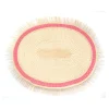 Home-Sensi Studio Frayed Oval Placemat (Set of 4 units)