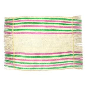 Home-Sensi Studio Frayed Rectangular Placemat (Set of 2)