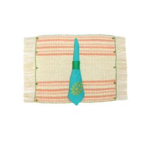 Home-Sensi Studio Frayed Rectangular Placemat