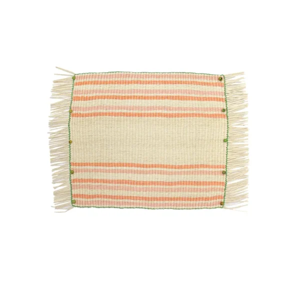 Home-Sensi Studio Frayed Rectangular Placemat