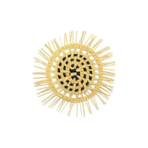 Home-Sensi Studio Frayed Round Coaster (Set of 4 units)