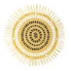 Home-Sensi Studio Frayed Round Placemat (Set of 2 units)