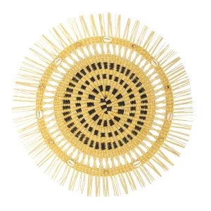 Home-Sensi Studio Frayed Round Placemat (Set of 2 units)