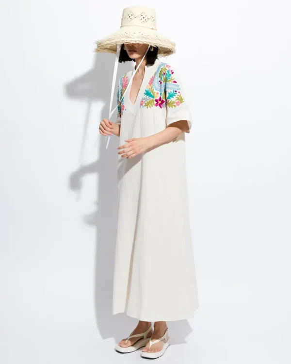 Rtw-Sensi Studio Hand Embroidered Caftan