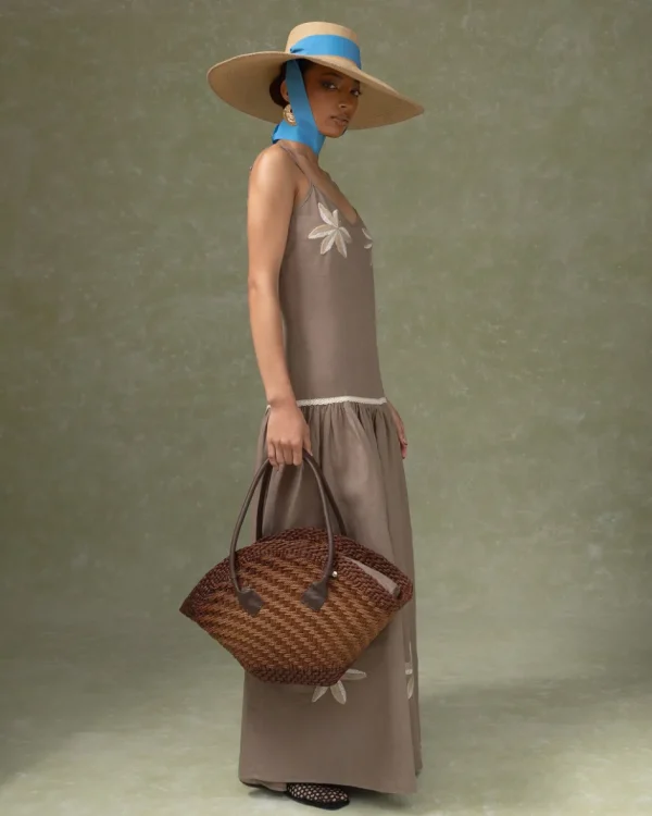 Rtw-Sensi Studio Hand Embroidered Flower Dress