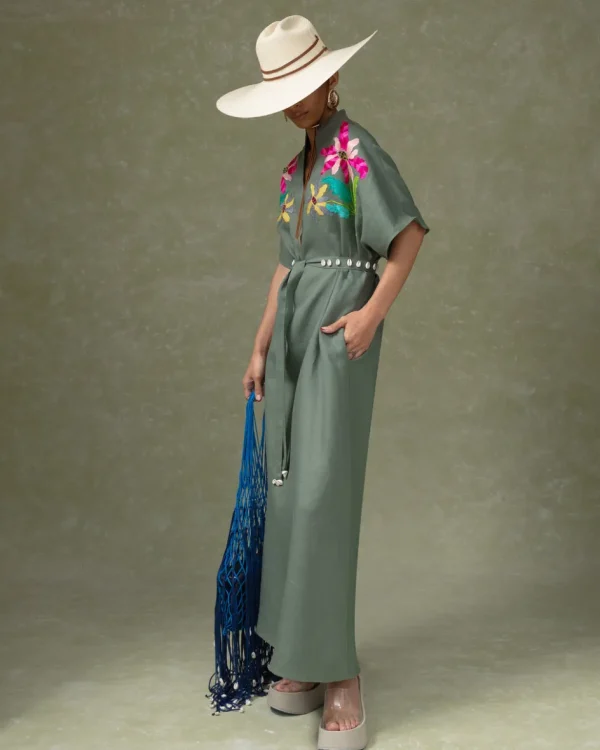 Rtw-Sensi Studio Hand Embroidered Kaftan