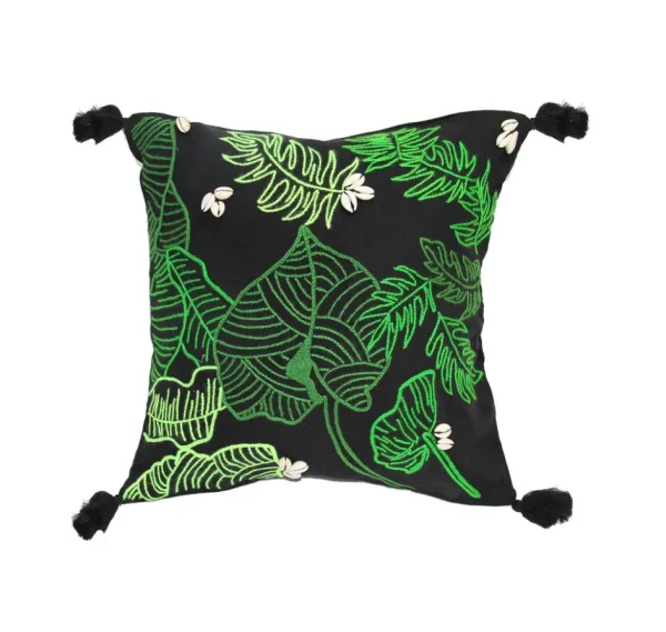 Home-Sensi Studio Hand Embroidered Linen Cushion Lining (Set of 2 Units)