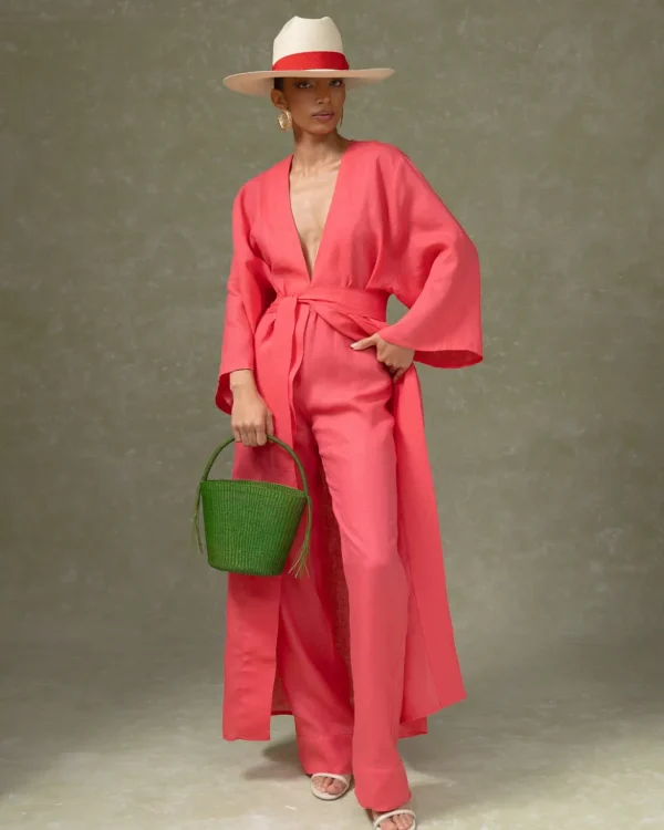 Rtw-Sensi Studio Hand Embroidered Maxi Robe
