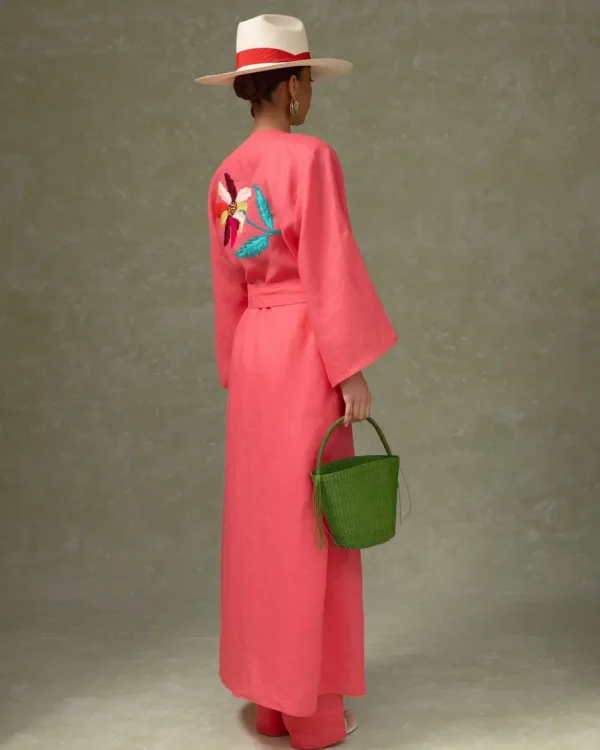 Rtw-Sensi Studio Hand Embroidered Maxi Robe