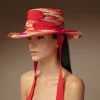 Women's Panama Hats-Sensi Studio Hippie Crochet Long Brim