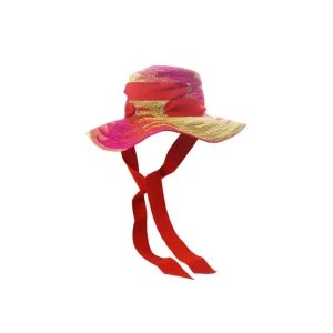 Women's Panama Hats-Sensi Studio Hippie Crochet Long Brim