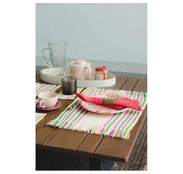 Home-Sensi Studio Jar & Spoon "Corales de la Isla" (Set of 2)