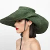 Women's Panama Hats-Sensi Studio Lady Ibiza Extra Long Brim Crochet Hat