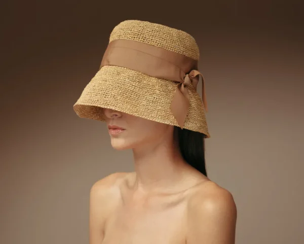 Women's Panama Hats-Sensi Studio Lamp Shade Crochet hat