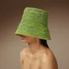 Women's Panama Hats-Sensi Studio Lamp shade Crochet hat with Metallic Thread