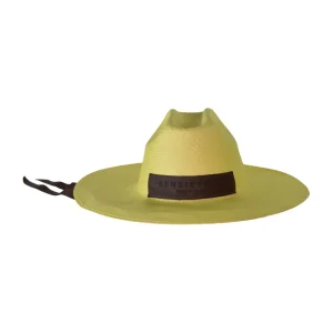 Women's Panama Hats-Sensi Studio Llano Texas Long Brim With Ribbon and Leather Band