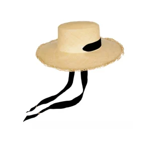 Women's Panama Hats-Sensi Studio Long Brim Cordovan Hat