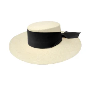 Women's Panama Hats-Sensi Studio Long Brim Cordovan Hat