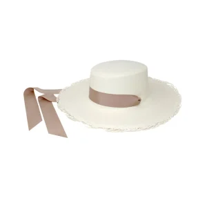 Women's Panama Hats-Sensi Studio Long Brim Cordovan Hat