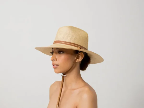 Women's Panama Hats-Sensi Studio Long Brim Texas Hat