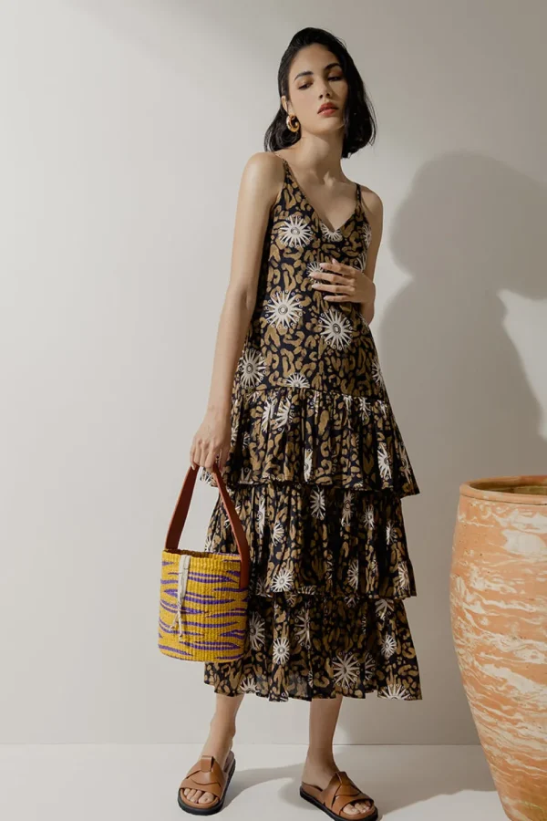 Rtw-Sensi Studio Midi Ruffle Dress