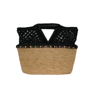 Handbags-Sensi Studio Netted Beach Basket
