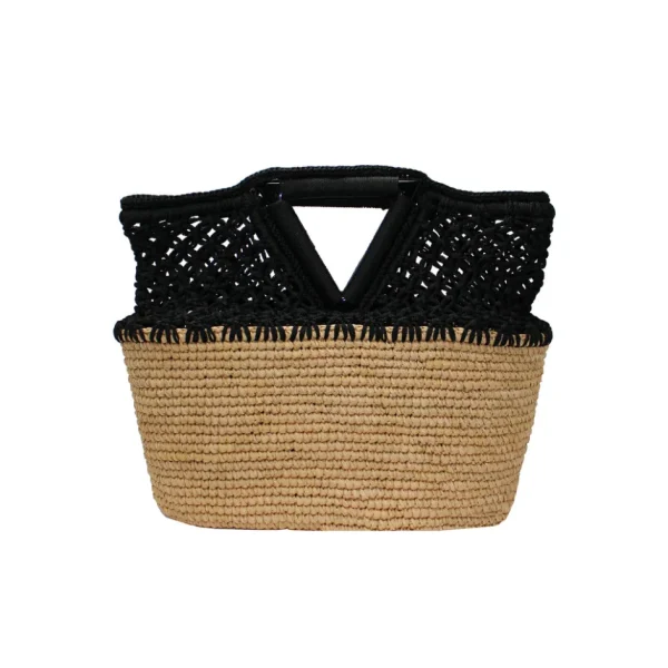 Handbags-Sensi Studio Netted Beach Basket