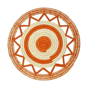 Home-Sensi Studio Open weave round Placemat (Set of 2 Units)