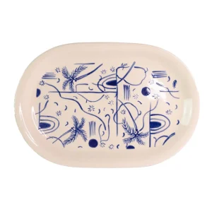 Home-Sensi Studio Oval Platter “Trazos Sicilia” (Set of 2)