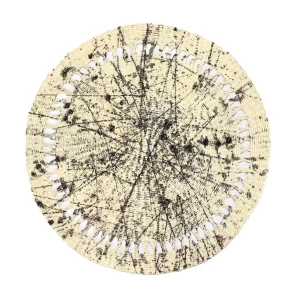 Home-Sensi Studio Pollock Round Placemat (Set of 2)