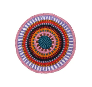 Home-Sensi Studio Round Placemat Shades of purple (Set of 2 Units)