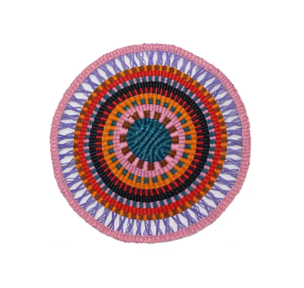 Home-Sensi Studio Round Placemat Shades of purple (Set of 2 Units)