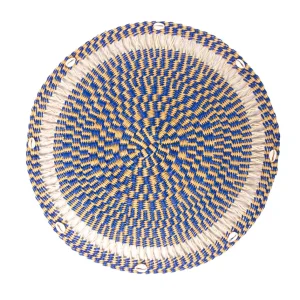 Home-Sensi Studio Round Placemat with Beads & Seashells (Set of 2 Units)