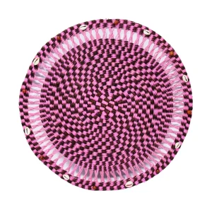 Home-Sensi Studio Round Placemat with Beads & Seashells (Set of 2 Units)