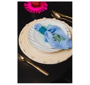 Home-Sensi Studio Round Placemat With Seashell (Set of 2 Units)
