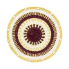 Home-Sensi Studio Round Placemat with shells (Set of 2 Units)
