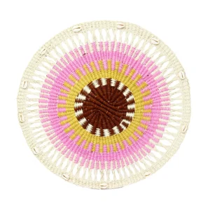 Home-Sensi Studio Round Placemat with shells (Set of 2 Units)
