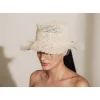 Women's Panama Hats-Sensi Studio Seashells Crochet