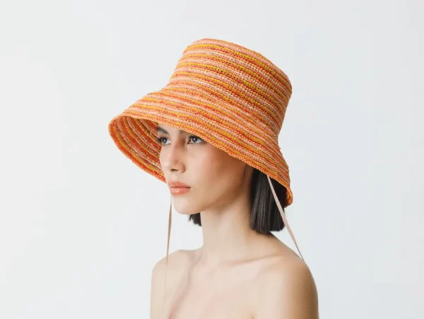 Women's Panama Hats-Sensi Studio Trinado Crochet Lampshade With Adjustable Band