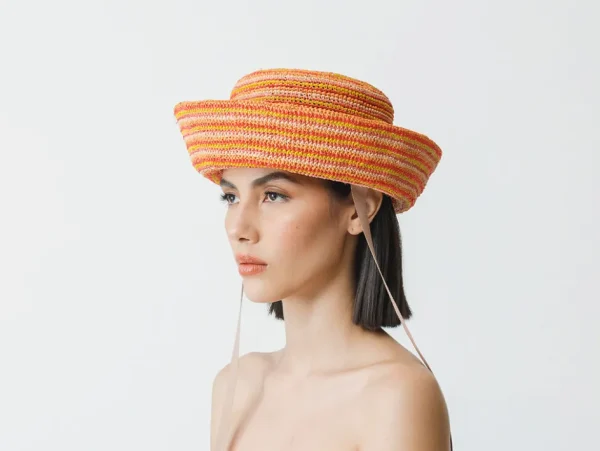 Women's Panama Hats-Sensi Studio Trinado Crochet Lampshade With Adjustable Band