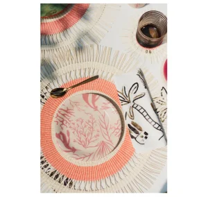 Home-Sensi Studio Two Tones Round Placemat (Set of 2)