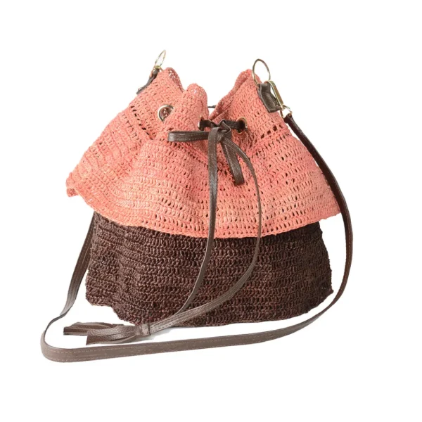 Handbags-Sensi Studio Two Tones Ruffled Mochila